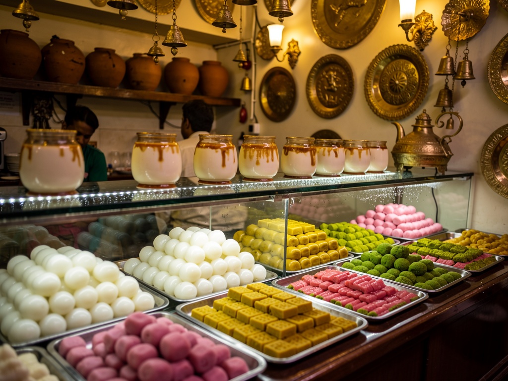Bengali sweet shop - mishti doi